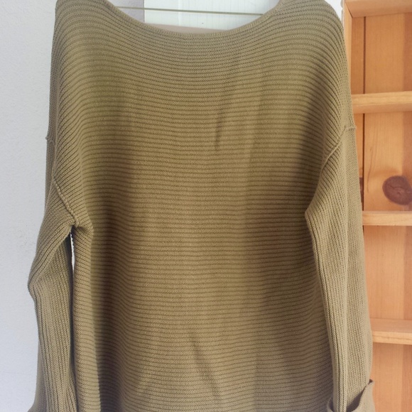 Free People La Brea V Neck Slouchy Sweater - Picture 4 of 7